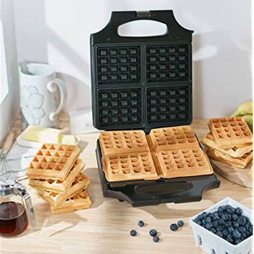 BELLA 4 Slice Non-Stick Belgian Waffle Maker $17.99 (Reg. $40) – 1.8K+ FAB Ratings!