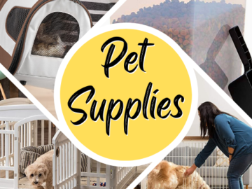 Pet Food Storage, Cat Litter Boxes, Dog Playpens, and More from $16.32 (Reg. $29.99)