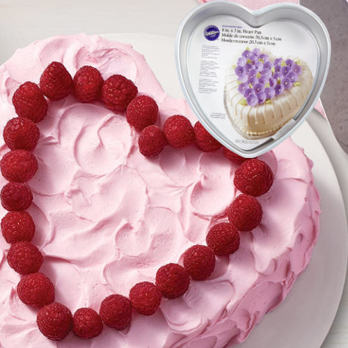 Wilton Decorator Preferred Heart Shaped Cake Pan, 8-Inch $10.39 (Reg. $21) – Distributes heat evenly