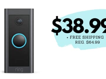 Ring Video Doorbell Wired Just $38.99 (Reg. $65)