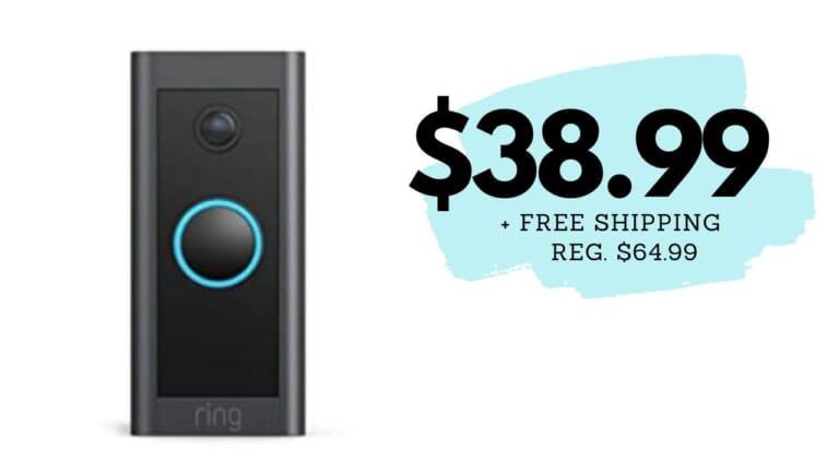 Ring Video Doorbell Wired Just $38.99 (Reg. $65)