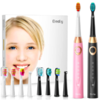 Kid’s Rechargeable  Electric Toothbrush (2 Pack) with 10 Brush Heads only $22.19 shipped!