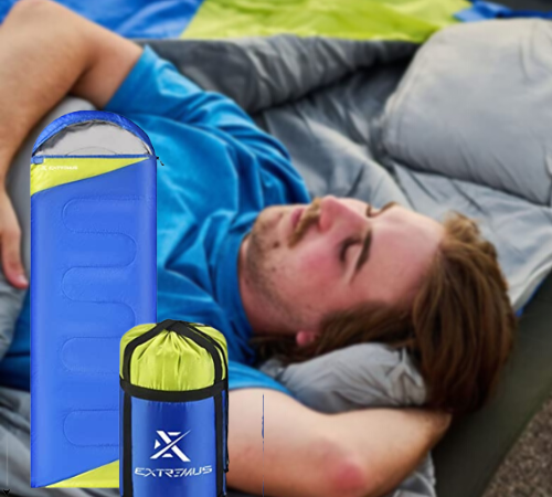 Extremus Rectangular Camping Sleeping Bag $13.19 After Coupon + Code (Reg. $33) + Free Shipping – FAB Ratings!