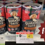 Get Quaker Oats for FREE at Publix!