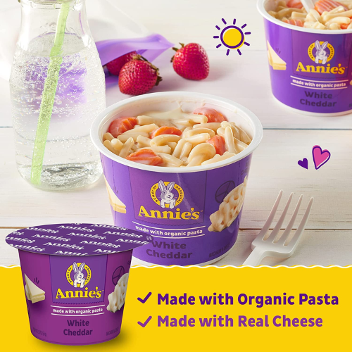 12-Pack Annie’s Microwave Mac & Cheese with Organic Pasta $15.96 (Reg. $22.56) – $1.33/ 2.01 Oz Cup – White Cheddar or Aged Cheddar