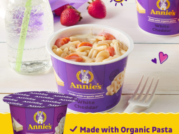 12-Pack Annie’s Microwave White Cheddar Mac & Cheese with Organic Pasta as low as $8.79 After Coupon (Reg. $22.56) + Free Shipping – $0.73/ 2.01 Oz Cup