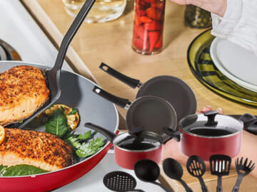 12-Piece Bella Cook Bake & Store Kitchen Essentials Set $26.99 (Reg. $50) – Safe to use on various stovetops