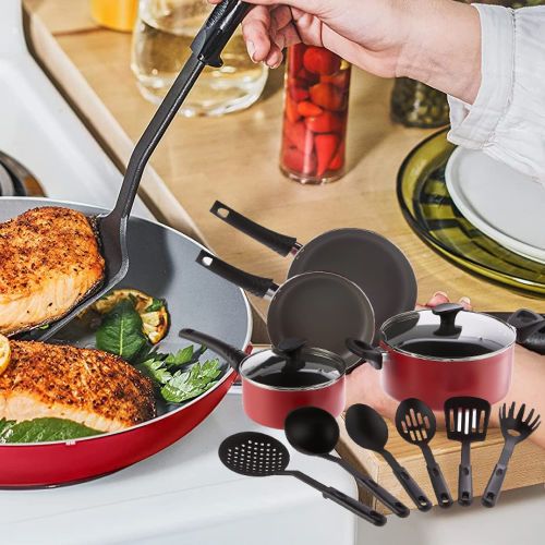 12-Piece Bella Cook Bake & Store Kitchen Essentials Set $26.99 (Reg. $50) – Safe to use on various stovetops