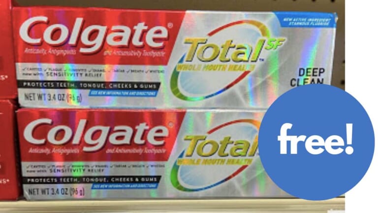 FREE Colgate Total Toothpaste at Publix