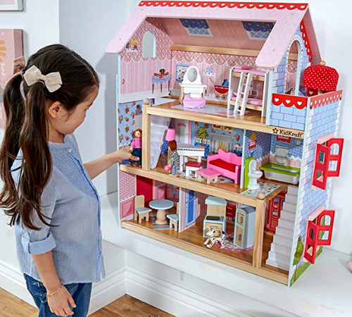 KidKraft Chelsea Doll Cottage Wooden Dollhouse with 16 Accessories $41.02 Shipped Free (Reg. $70.48) – For 5-Inch Dolls