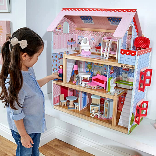 KidKraft Chelsea Doll Cottage Wooden Dollhouse with 16 Accessories $41.02 Shipped Free (Reg. $70.48) – For 5-Inch Dolls