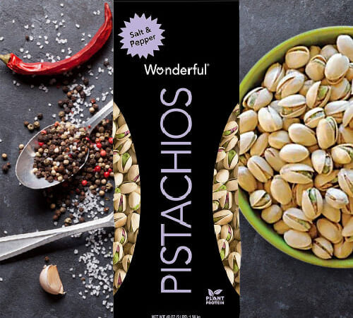 48-Oz Bag Wonderful Pistachios, Salt & Pepper $13.99 After Coupon (Reg. $22)