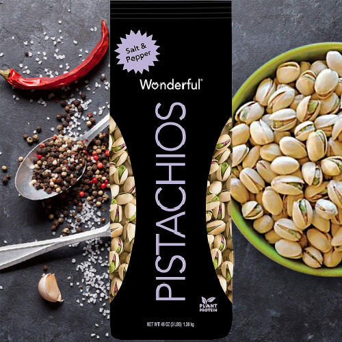 48-Oz Bag Wonderful Pistachios, Salt & Pepper $13.99 After Coupon (Reg. $22)