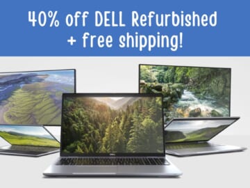 Dell Refurbished |  40% off $400+ Purchase