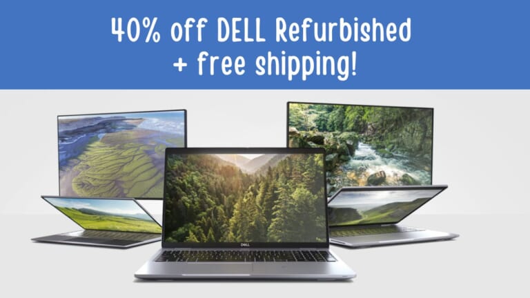 Dell Refurbished |  40% off $400+ Purchase