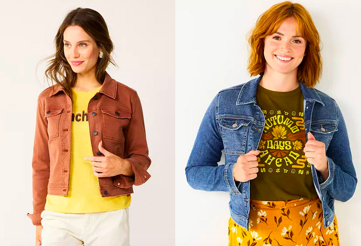 *HOT* Women’s Sonoma Goods For Life Crop Jean Jacket only $12.50 (Reg. $50!)