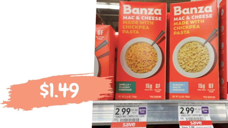 $1.49 Banza Mac & Cheese Made with Chickpeas