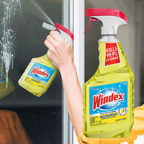 FOUR Windex Multi-Surface Cleaner and Disinfectant Spray Bottles as low as $3.38 Each Citrus Fresh Scent 23oz Bottle (Reg. $4.77) + Free Shipping + Buy 4, save 5%