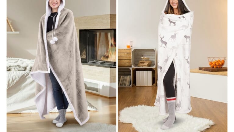 Toasty Hooded Throws For Only $15.98!