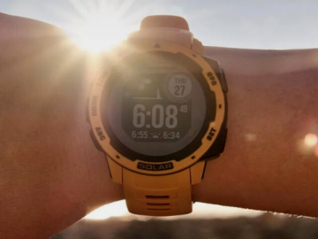 Garmin Instinct Solar, Rugged Outdoor Smartwatch with Solar Charging Capabilities $200 Shipped Free (Reg. $350) – FAB Ratings!