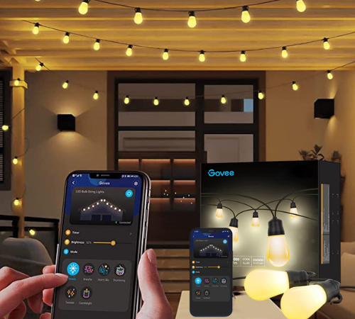 Govee 48ft Smart Outdoor String Lights $19.99 After Coupon (Reg. $39.99) – FAB Ratings!