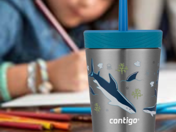 Contigo Kids Spill-Proof Stainless Steel 12 Oz. Tumbler w/ Straw and Thermalock Lid $10.11 (Reg. $15)