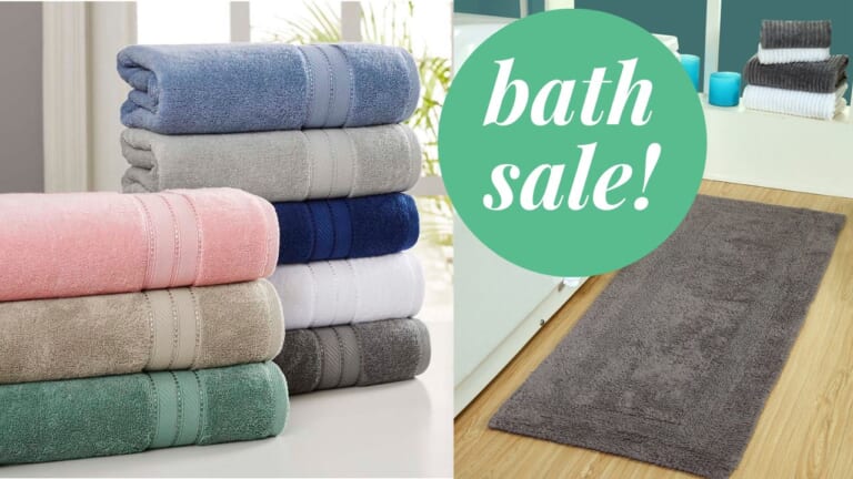 Towel Sets & Bath Mats For Less