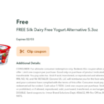 New Publix Digital Coupon | FREE Silk Dairy Free Yogurt Alternative