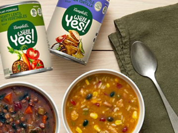 Save 15% on 12-Count Campbell’s Well Yes! Soup, 16.3 Oz Cans as low as $22.60 After Coupon (Reg. $32.28) + Free Shipping – $1.88/Can