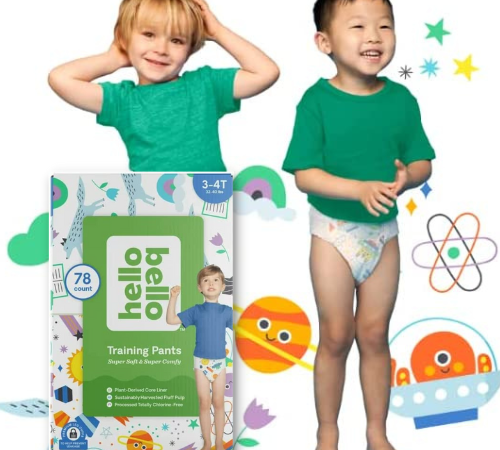 Today Only! 78 Count Hello Bello Training Pants Club Box, 3T-4T $21.99 (Reg. $39.99) – 28¢/training pants!