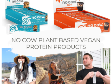 Today Only! No Cow Plant Based Vegan Protein Products from $23.99 (Reg. $29.99) – FAB Ratings!