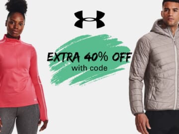 Extra 40% Off Under Armour Sale Items Today Only!