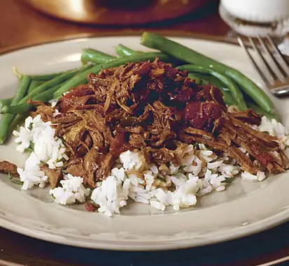 shredded beef