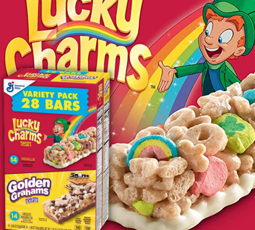 28-Count Lucky Charms and Golden Grahams Breakfast Bar Variety Pack as low as $7.09 After Coupon (Reg. $23) + Free Shipping – 25¢/Bar – Gluten Free