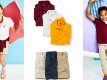 Old Navy | Kids School Uniforms Only $5 Today!