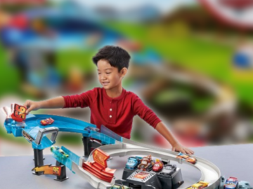 Disney and Pixar Cars Rusteze Double Circuit Speedway Playset $25.22 (Reg. $50) – Lightning McQueen Vehicle Included