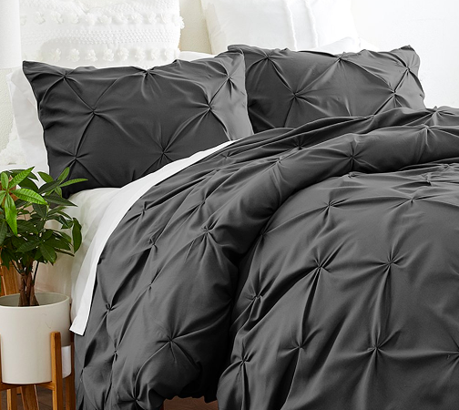 Pinch-Pleat Duvet Cover Sets only $17.99 + shipping!