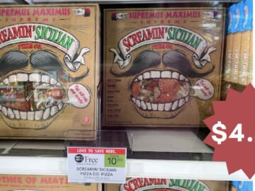 $4.45 Screamin Sicilian Frozen Pizza (reg. $10.89)