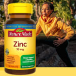 TWO Bottles 100-Count 30mg Nature Made Zinc Tablets as low as $1.13 PER BOTTLE After Coupon (Reg. $5.79) – 1¢/Tablet + Free Shipping + Get 2 for the price of 1