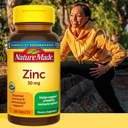 TWO Bottles 100-Count 30mg Nature Made Zinc Tablets as low as $1.13 PER BOTTLE After Coupon (Reg. $5.79) – 1¢/Tablet + Free Shipping + Get 2 for the price of 1