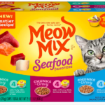 Meow Mix Seafood Favorites Wet Cat Food, Variety Pack