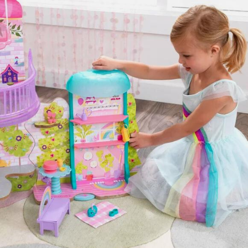 10-Piece KidKraft Rainbow Dreamers Wooden Treetop Tea Time Gazebo Play Set $14.52 (Reg. $30)