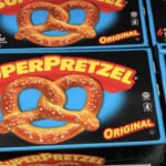 SuperPretzel Soft Pretzels for $1.50 at Lowes Foods