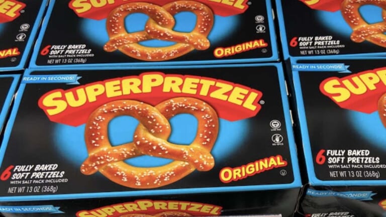 SuperPretzel Soft Pretzels for $1.50 at Lowes Foods