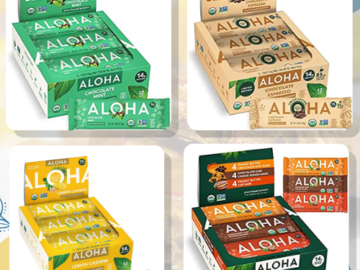 Today Only! Aloha Moment Organic Plant Based Protein Bars from $17.28 (Reg. $32.99)