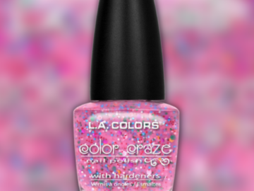 L.A. Colors Craze Candy Sprinkles Nail Polish, 0.44 Fl Oz as low as $1.43 Shipped Free (Reg. $2)