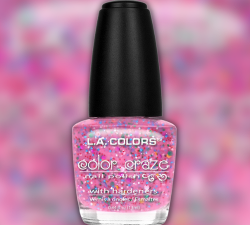 L.A. Colors Craze Candy Sprinkles Nail Polish, 0.44 Fl Oz as low as $1.43 Shipped Free (Reg. $2)