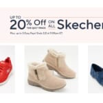 Skechers Up to 20% Off + Extra $15 Off