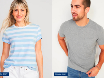 Old Navy: 50% off Tees for the Family Today!