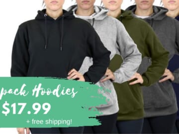 3-Pack Hoodies Only $17.99 for Prime Members!